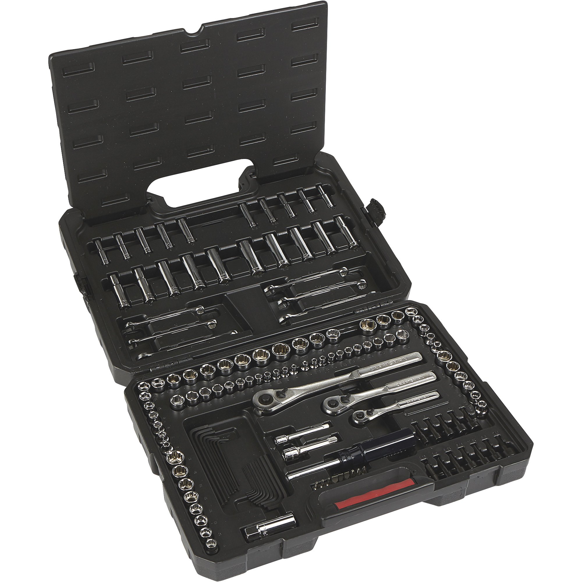 Craftsman Mechanic's Tool Set — 137-Pc., 1/4in., 3/8in., 1/2in. Drive, SAE and Metric, Model# 9-32104